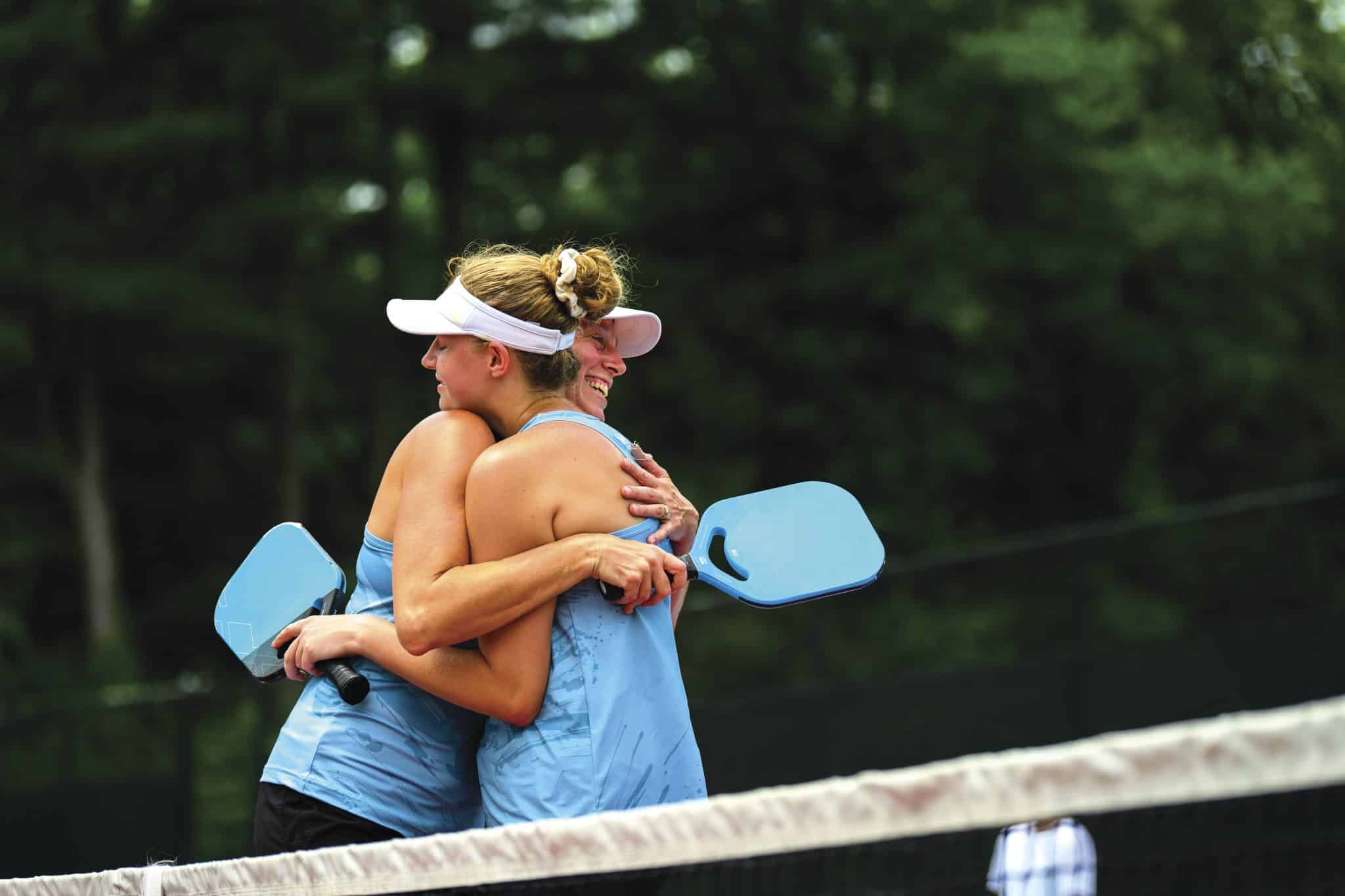 Players participating in YMCA Pickleball