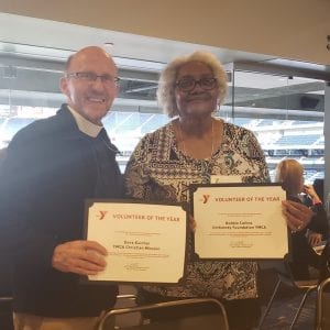 Ortho Indy YMCA Volunteers of the Year 