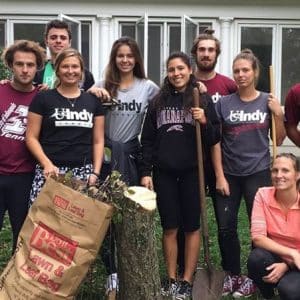UIndy Students participate in our Spring Clean