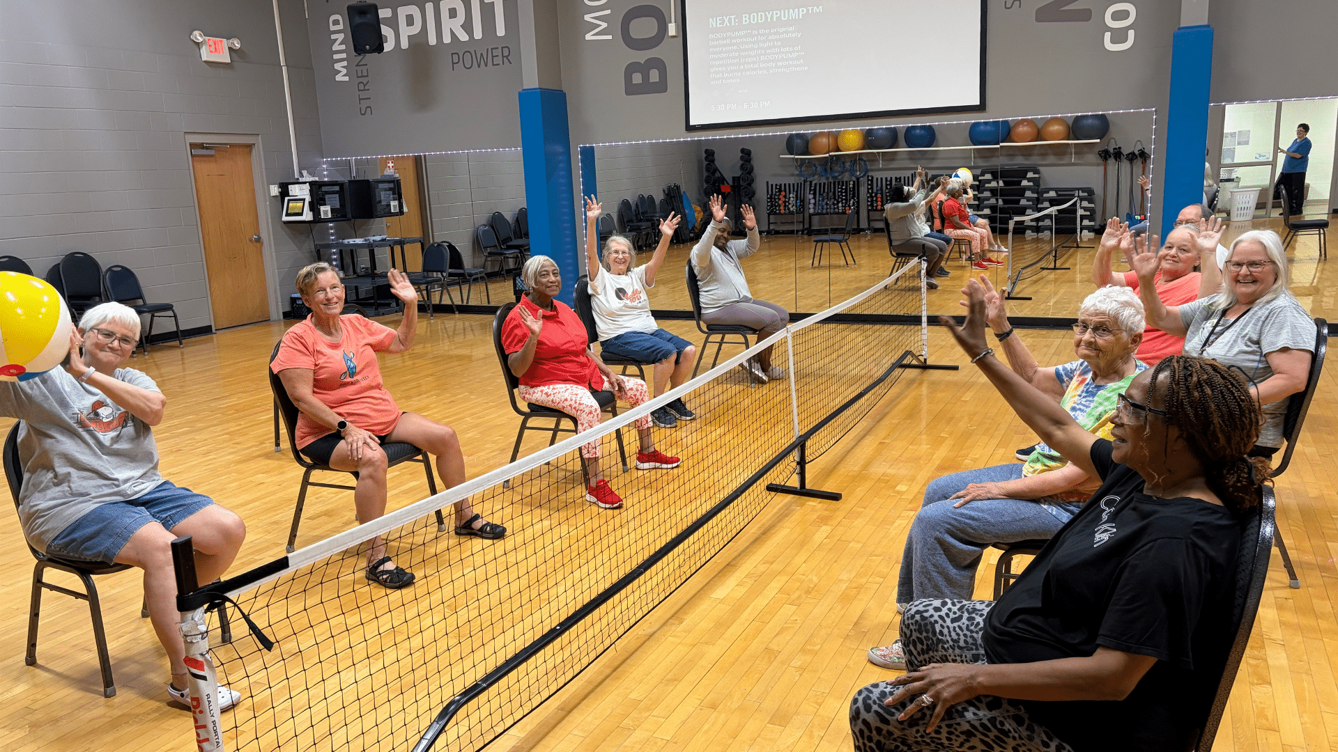 seated volleyball